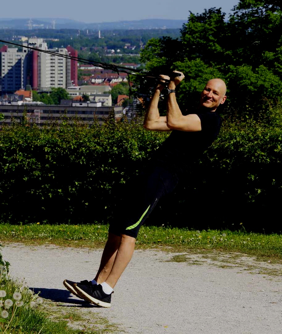 personal trainer christian wagner beim training